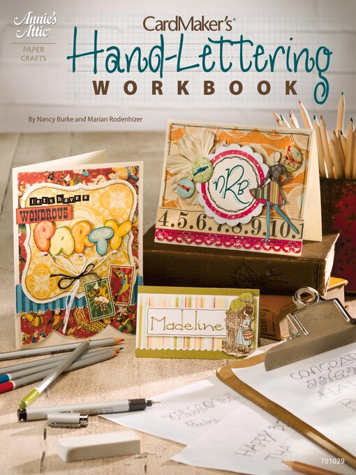 Title details for CardMaker's® Hand-Lettering Workbook by Nancy Burke - Available